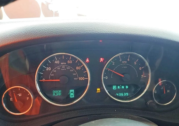 Jeep Wrangler cena 45000 przebieg: 69822, rok produkcji 2013 z Sulechów małe 56